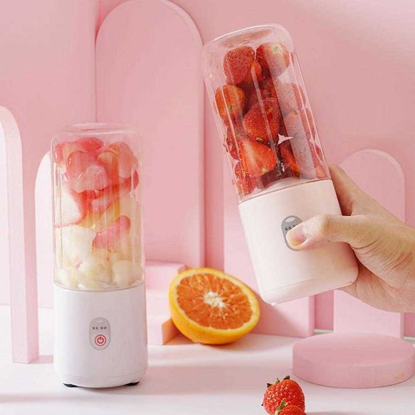 

Portable Mixer USB Electric Fruit Juicer Handheld Smoothie Maker Blender Stirring Rechargeable Mini Food Processor Juice Cup