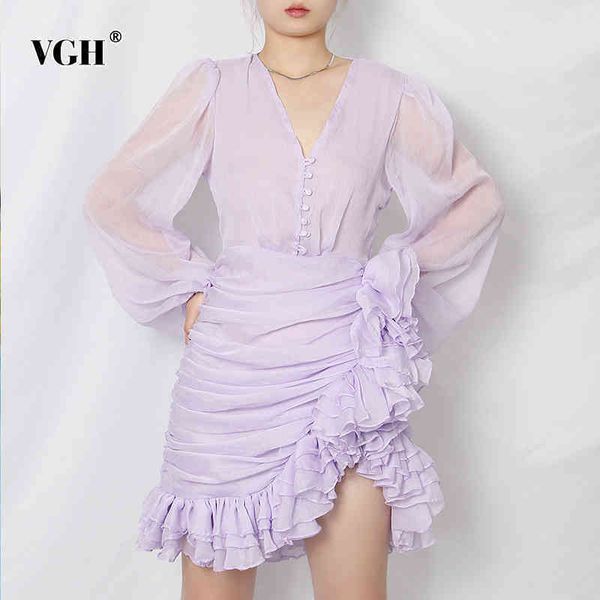 elegant patchwork ruffle womens dress v neck lantern long sleeve high waist ruched mini dresses female fashion clothes 210507, Black;gray
elegant patchwork ruffle womens dress v neck lantern long sleeve high waist ruched mini dresses female fashion clothes 210507, Black;gray