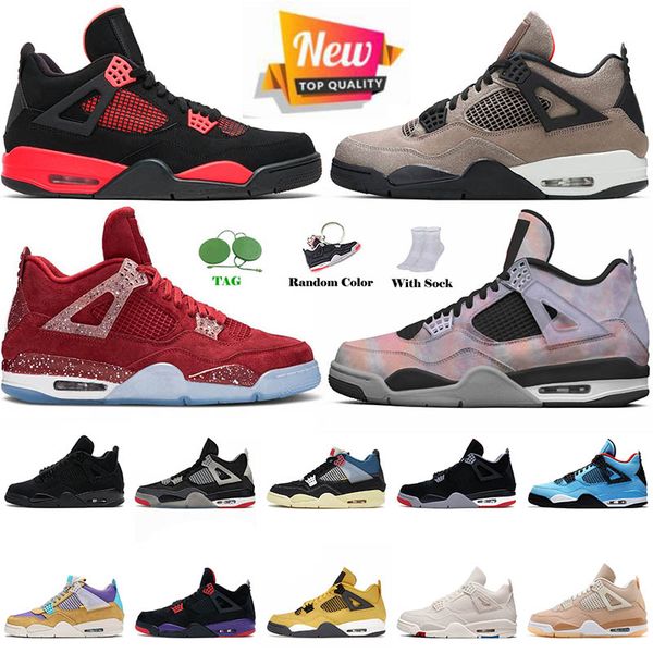 2022 fashion basketball shoes 4s jumpman 4 canyon purple oreo travis military black cat university blue sail red thunder taupe haze mens wom, White;red
2022 fashion basketball shoes 4s jumpman 4 canyon purple oreo travis military black cat university blue sail red thunder taupe haze mens wom, White;red