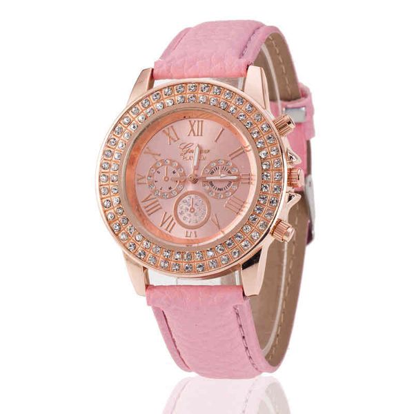 fashion watchgeneva diamond inlaid lady's belt watch fake three eye roman digital quartz women's watchn52m, Slivery;brown
fashion watchgeneva diamond inlaid lady's belt watch fake three eye roman digital quartz women's watchn52m, Slivery;brown