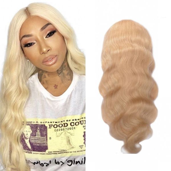 613 blonde lace front wig cambodian remy human hair body wave wigs with baby hair for black women, Black;brown
613 blonde lace front wig cambodian remy human hair body wave wigs with baby hair for black women, Black;brown