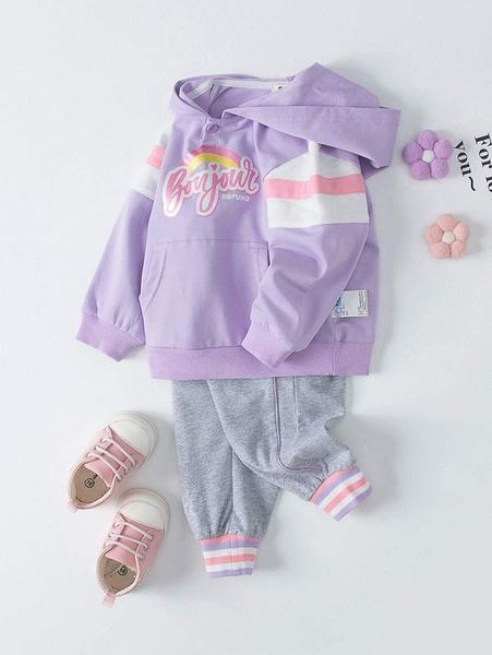 yingzifang toddler girls letter graphic color block hoodie & striped trim sweatpants she, White
yingzifang toddler girls letter graphic color block hoodie & striped trim sweatpants she, White