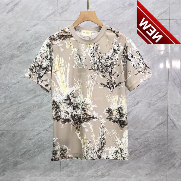 fog essentials floral grey wheat print high street loose short sleeve t-shirt men's and women's fashion ins, White;black
fog essentials floral grey wheat print high street loose short sleeve t-shirt men's and women's fashion ins, White;black