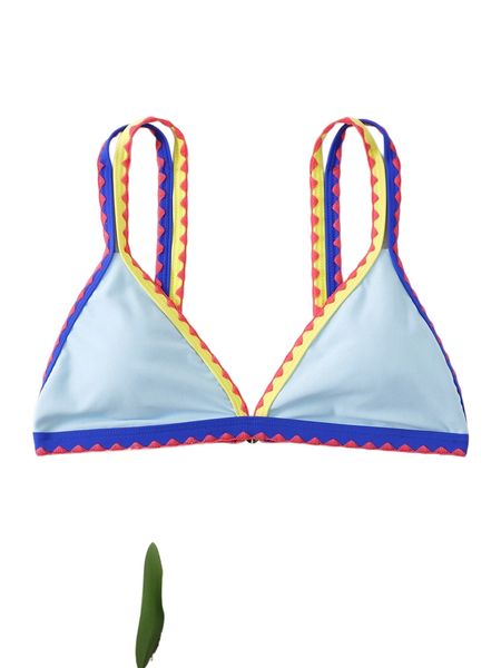 whip stitch triangle bikini n5ua#, White;black
whip stitch triangle bikini n5ua#, White;black