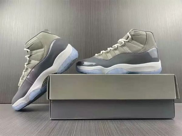 brand shoes jumpman 11 retro cool grey basketball medium gray white 2010 gs outdoor sports sneakers original, White;red 
brand shoes jumpman 11 retro cool grey basketball medium gray white 2010 gs outdoor sports sneakers original, White;red