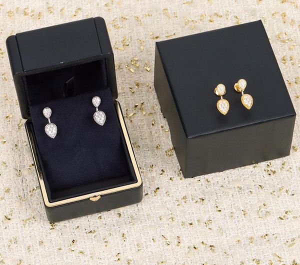 stud pure 925 sterling silver fine jewelry for women zircon water drop luxury gold color earrings europ design gift, Golden;silver
stud pure 925 sterling silver fine jewelry for women zircon water drop luxury gold color earrings europ design gift, Golden;silver
