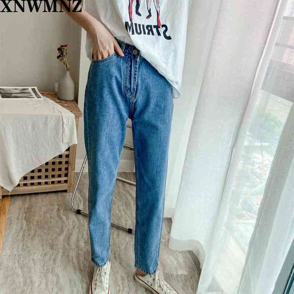 za vintage ladies boyfriend jeans for women mom high waisted blue casual pencil trousers korean streetwear denim pants 210513
za vintage ladies boyfriend jeans for women mom high waisted blue casual pencil trousers korean streetwear denim pants 210513