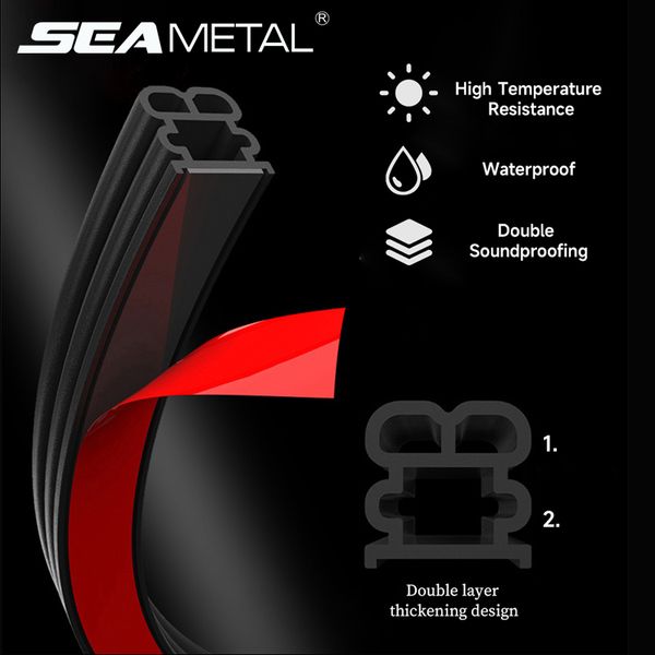 car door seals double-layer auto stickers soundproof sealants for car door trunk hood rubber car anti-collision sealing strip
car door seals double-layer auto stickers soundproof sealants for car door trunk hood rubber car anti-collision sealing strip