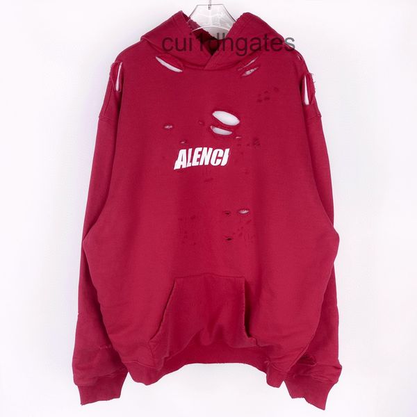 2022 designer blgc hoodies b's broken print ragged plush hoodie paris band portrait red oversized loose sweater, Black
2022 designer blgc hoodies b's broken print ragged plush hoodie paris band portrait red oversized loose sweater, Black