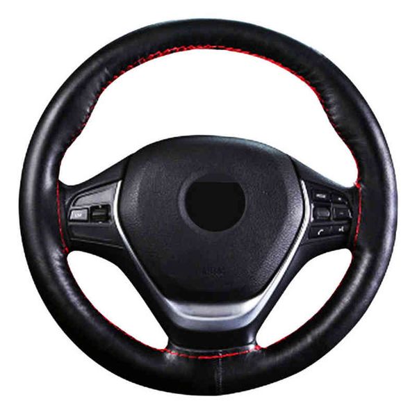 1pc diy 37/38cm car steering wheel cover hand-stitched soft and comfortable artificial leather with needle and thread accessories y220422
1pc diy 37/38cm car steering wheel cover hand-stitched soft and comfortable artificial leather with needle and thread accessories y220422