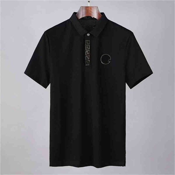 2022 mens digner polo shirt fashion black and white pure cotton stand neck embroidered pullover summer breathable clothing, White;black
2022 mens digner polo shirt fashion black and white pure cotton stand neck embroidered pullover summer breathable clothing, White;black