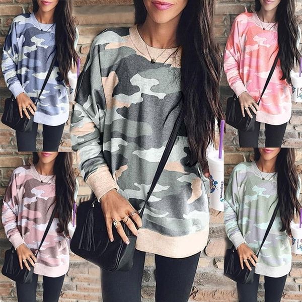 spring autumn womens t shirts street casual long sleeve camouflage print t shirt pullovers plus size s5xl female tee y200109, White
spring autumn womens t shirts street casual long sleeve camouflage print t shirt pullovers plus size s5xl female tee y200109, White