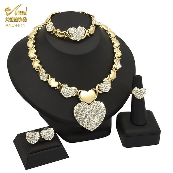 aniid xoxo necklace set designer luxury heart dubai gold jewelry sets for women bridal african indian jewellery wedding party 220716, Silver
aniid xoxo necklace set designer luxury heart dubai gold jewelry sets for women bridal african indian jewellery wedding party 220716, Silver
