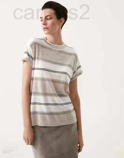 women's knits & tees designer 2021 early spring new bc round neck stripe stitched silver knit short sleeve rkb0, White
women's knits & tees designer 2021 early spring new bc round neck stripe stitched silver knit short sleeve rkb0, White