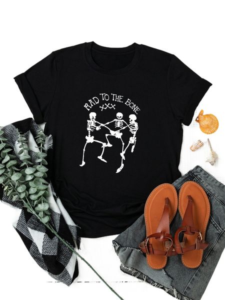 plus skeleton & slogan graphic tee h8y3#, Black
plus skeleton & slogan graphic tee h8y3#, Black