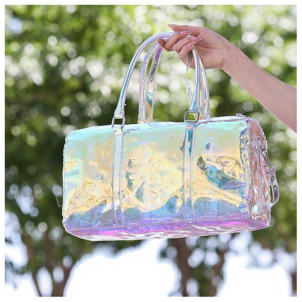 2023 pvc new tote bags designer women's summer transparent clear laser holographic handbags with shoulder strap beach bag wallets cross
2023 pvc new tote bags designer women's summer transparent clear laser holographic handbags with shoulder strap beach bag wallets cross