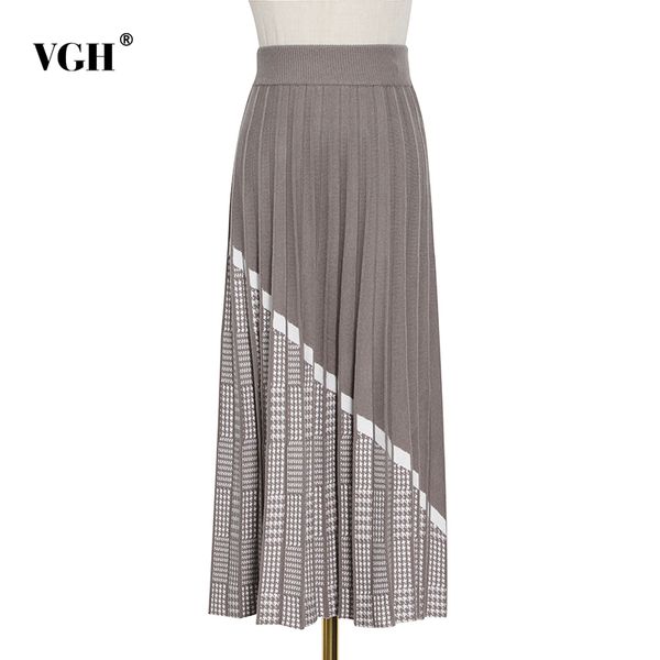 patchwork plaid midi skirt for female high waist pleated elegant skirt autumn fashion clothing 210507, Black
patchwork plaid midi skirt for female high waist pleated elegant skirt autumn fashion clothing 210507, Black