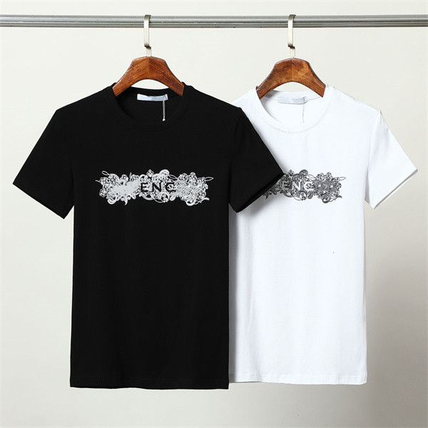men's t shirt designer letter printing stylist casual summer breathable clothing men's and women's upscale clothing sd7, White;black
men's t shirt designer letter printing stylist casual summer breathable clothing men's and women's upscale clothing sd7, White;black