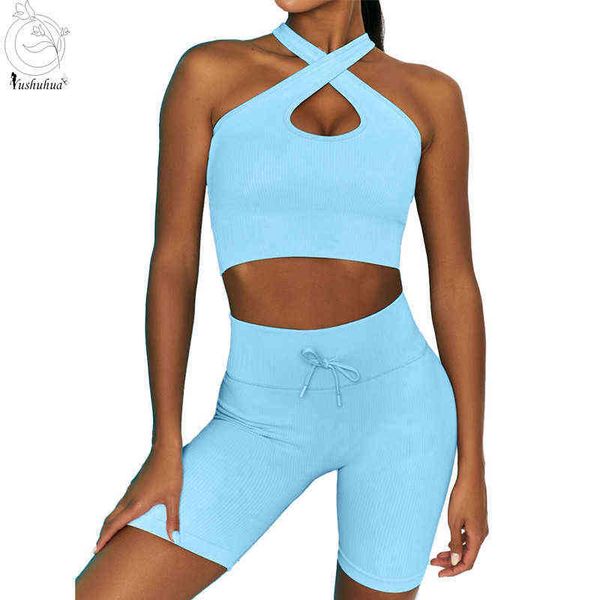 yushuhua pure color cross-shoulder straps workout clothes suit outdoor running cycling yoga suit sports tights 2-piece set t220725, White;red
yushuhua pure color cross-shoulder straps workout clothes suit outdoor running cycling yoga suit sports tights 2-piece set t220725, White;red
