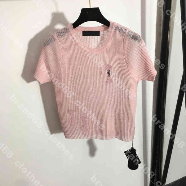 luxury women thin knit sweaters tees summer pink short sleeves t shirts cropped knit shirts heart cross logo brands high end versatile fash, White;black
luxury women thin knit sweaters tees summer pink short sleeves t shirts cropped knit shirts heart cross logo brands high end versatile fash, White;black