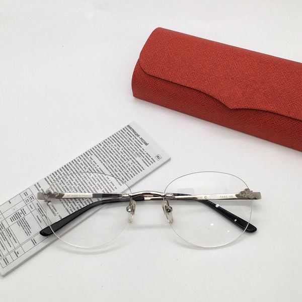 optical eyeglasses for men and women retro 0028 style anti-blue light lenses shaped plate half-frame belt box, White;black
optical eyeglasses for men and women retro 0028 style anti-blue light lenses shaped plate half-frame belt box, White;black