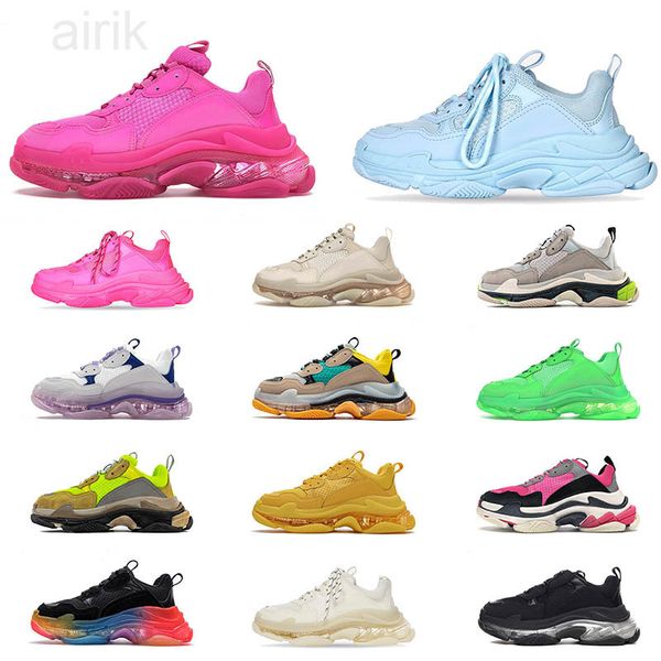 2022 triple s men women designer casual shoes platform sneakers cherry blossom powder light pink gold rainbow clear sole mens trainers, Black
2022 triple s men women designer casual shoes platform sneakers cherry blossom powder light pink gold rainbow clear sole mens trainers, Black