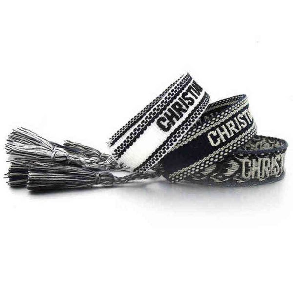 fashion classic brand bangles bracelets luxury women men handmade signature embroidered woven tassel adjustable bracelet jewelry friendship, Black
fashion classic brand bangles bracelets luxury women men handmade signature embroidered woven tassel adjustable bracelet jewelry friendship, Black