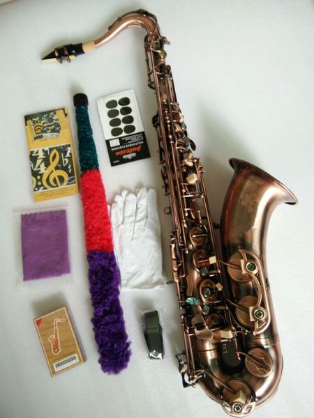 new antique copper tenor sax b flat tenor saxophone instrument dedicated brass tube body saxophone high-end portrayal profession
new antique copper tenor sax b flat tenor saxophone instrument dedicated brass tube body saxophone high-end portrayal profession