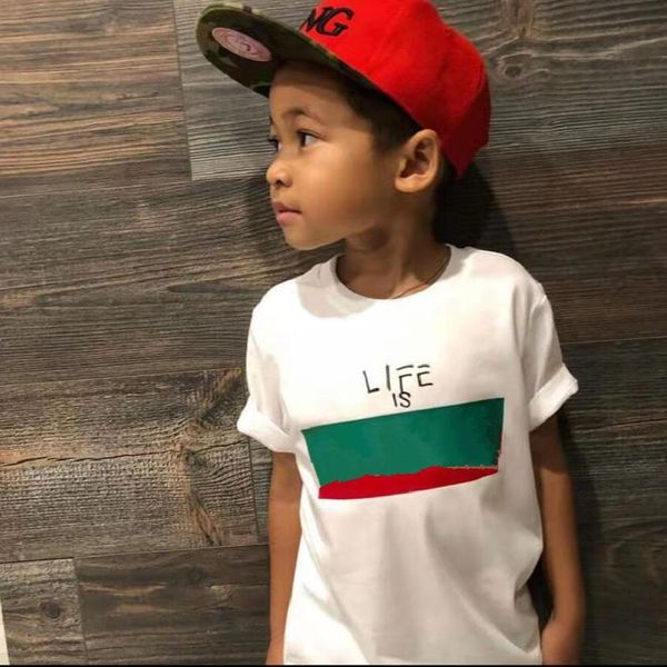 2-15t kids t-shirts famous designer t shirt tees loose boys girls embroidered letter cotton short sleeve pullover children cl2417, Blue
2-15t kids t-shirts famous designer t shirt tees loose boys girls embroidered letter cotton short sleeve pullover children cl2417, Blue