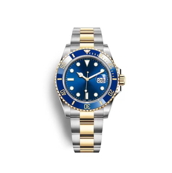 men's watch 40mm mechanical movement men's watches in oystersteel and yellow gold with a ceramic bezel sapphire dial window mens w, Slivery;brown
men's watch 40mm mechanical movement men's watches in oystersteel and yellow gold with a ceramic bezel sapphire dial window mens w, Slivery;brown
