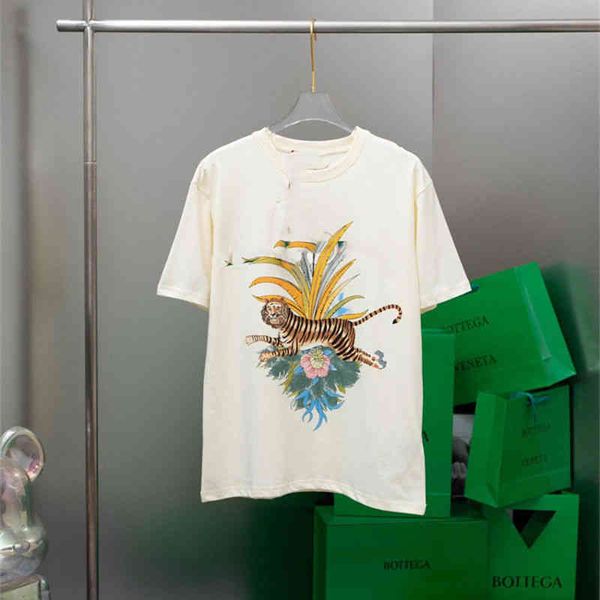 designer luxury summer classic t-shirts men's and women's loose short-sleeved black and white tiger print casual round neck short, White;black
designer luxury summer classic t-shirts men's and women's loose short-sleeved black and white tiger print casual round neck short, White;black