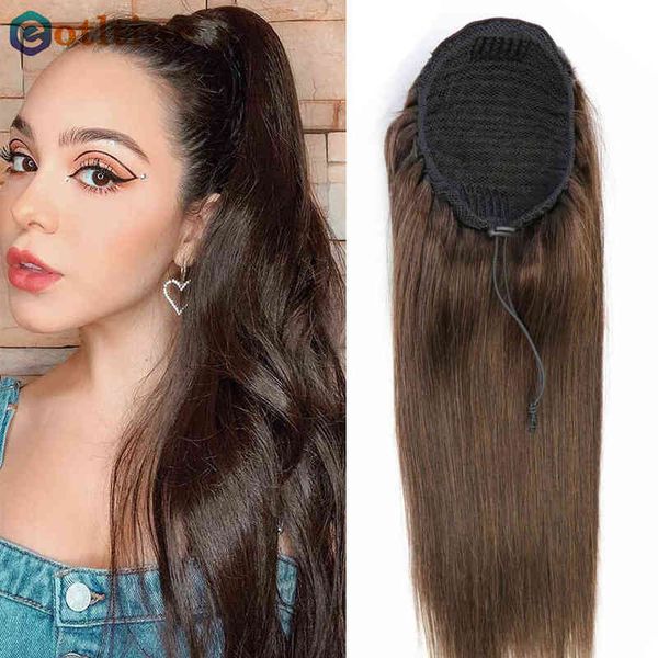 eotltiue colored ponytail human hair with long clips in drawstring straight brazilian remy for women 220608, Black;brown
eotltiue colored ponytail human hair with long clips in drawstring straight brazilian remy for women 220608, Black;brown