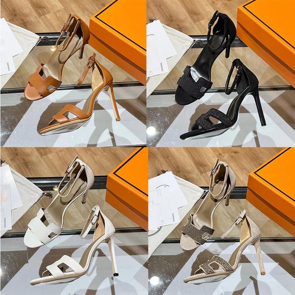 designer sandals women legend sandal calfskin leather slippers refined ankle strap high heels santorini slippers stiletto slides, Black
designer sandals women legend sandal calfskin leather slippers refined ankle strap high heels santorini slippers stiletto slides, Black