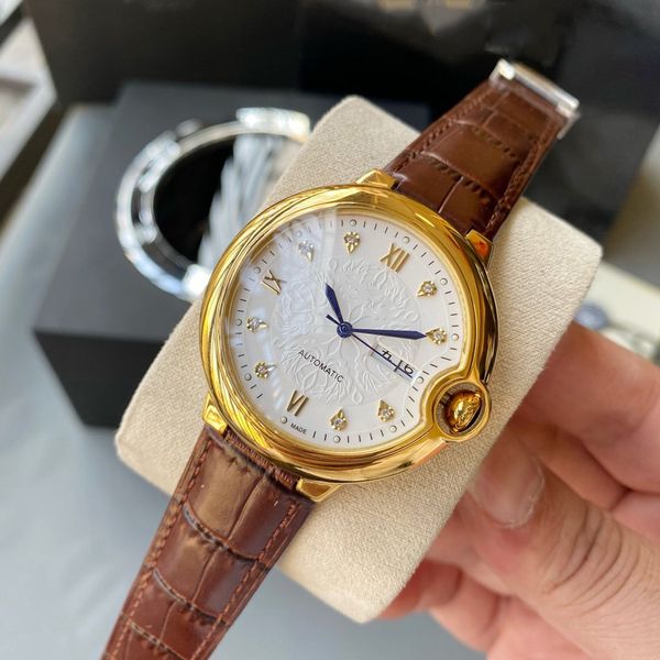 mens watch ballon automatic watchs designer diameter 42mm sapphire glass counter quality official replica with warranty service watch for ma, Slivery;brown
mens watch ballon automatic watchs designer diameter 42mm sapphire glass counter quality official replica with warranty service watch for ma, Slivery;brown