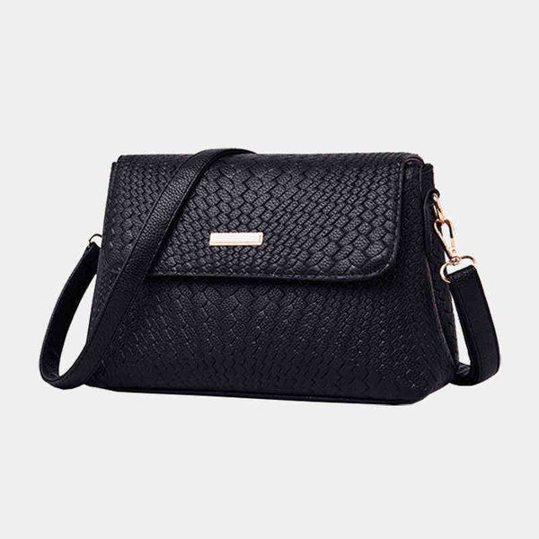 evening bags fashion black shoulder for women pu leather soild color crossbody messenger bag purse female mama handbags 220709
evening bags fashion black shoulder for women pu leather soild color crossbody messenger bag purse female mama handbags 220709
