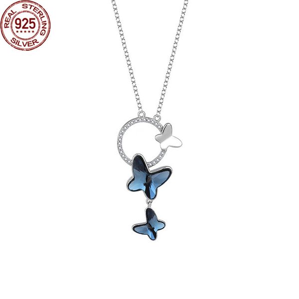new the s925 sterling silver necklace butterfly women's is made of austrian crystal element net red for women christmas gift
new the s925 sterling silver necklace butterfly women's is made of austrian crystal element net red for women christmas gift