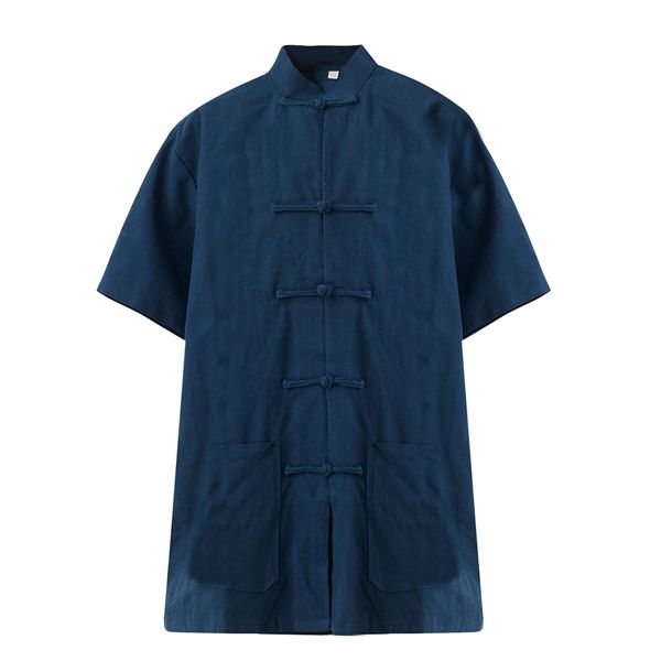 men's casual shirts chinese solid cotton linen men shirt male business clothing vintage single button clothes plus size tang suit -3xl, White;black
men's casual shirts chinese solid cotton linen men shirt male business clothing vintage single button clothes plus size tang suit -3xl, White;black