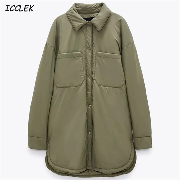 za women jacket y parkas thin long coat khaki pocket female oversize overshirt trf bf button long sleeves outwear armygreen 211120, Black
za women jacket y parkas thin long coat khaki pocket female oversize overshirt trf bf button long sleeves outwear armygreen 211120, Black
