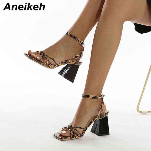 sandals aneikeh fashion pu leopard spike heels women's sandalias summer narrow band high shoes new party shallow buckle strap 220331, Black
sandals aneikeh fashion pu leopard spike heels women's sandalias summer narrow band high shoes new party shallow buckle strap 220331, Black