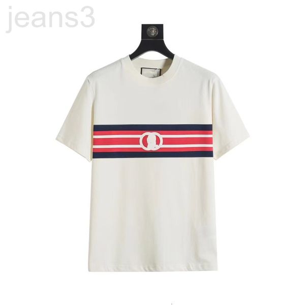 men's casual shirts designer high set double g interlocking middle stripe printed short sleeve t-shirt loose yuan standard couple high, White;black
men's casual shirts designer high set double g interlocking middle stripe printed short sleeve t-shirt loose yuan standard couple high, White;black