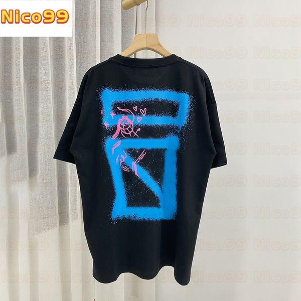 22ss white tee tiger year blue spray-painted girl print pattern round neck cotton fashion versatile men and women short sleeve, White;black
22ss white tee tiger year blue spray-painted girl print pattern round neck cotton fashion versatile men and women short sleeve, White;black