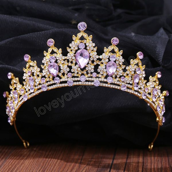 gorgeous purple rhinestone tiaras crowns headbands bride party crystal diadem bridal wedding hair jewelry ornaments, White;golden
gorgeous purple rhinestone tiaras crowns headbands bride party crystal diadem bridal wedding hair jewelry ornaments, White;golden