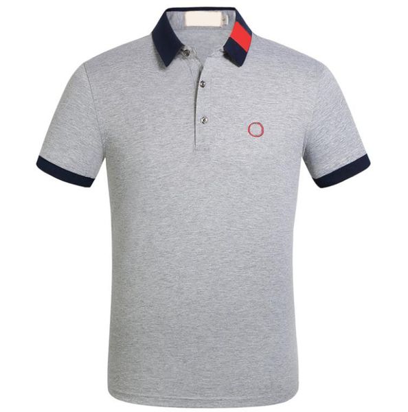 mens designer polo shirt fashion men polos shirts print casual short sleeve t-shirts turn-down collar clothing, White;black
mens designer polo shirt fashion men polos shirts print casual short sleeve t-shirts turn-down collar clothing, White;black