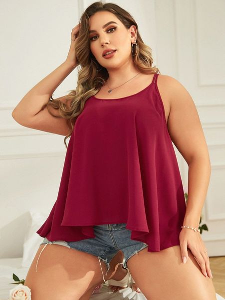 plus solid cami s2am#, Black
plus solid cami s2am#, Black