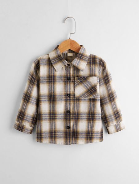 toddler boys plaid overshirt she, Blue;gray