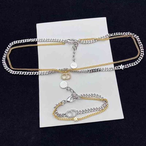 70% off jewelry 2022 new letter diamond inlaid double-layer necklace women's fashion bracelet net red same style, Black
70% off jewelry 2022 new letter diamond inlaid double-layer necklace women's fashion bracelet net red same style, Black