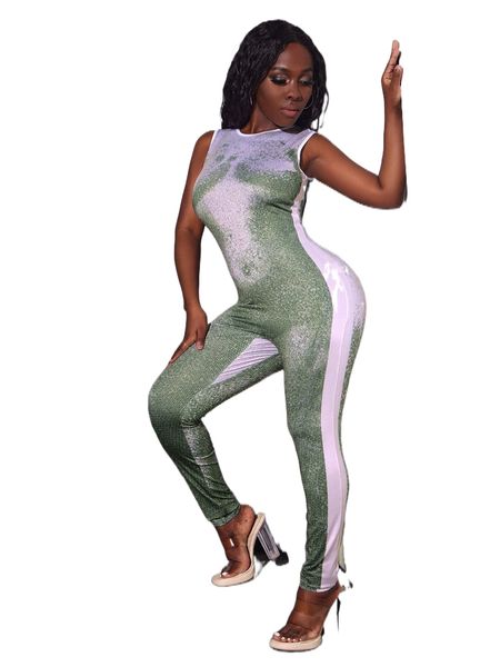 sxy cut and sew unitard jumpsuit k0uw#, Black;white