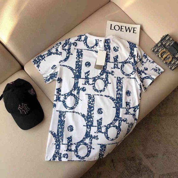 designer clothing trendy summer new handsome d letter old flower print men's and women's casual round neck short sleeve t-shirt, White;black
designer clothing trendy summer new handsome d letter old flower print men's and women's casual round neck short sleeve t-shirt, White;black