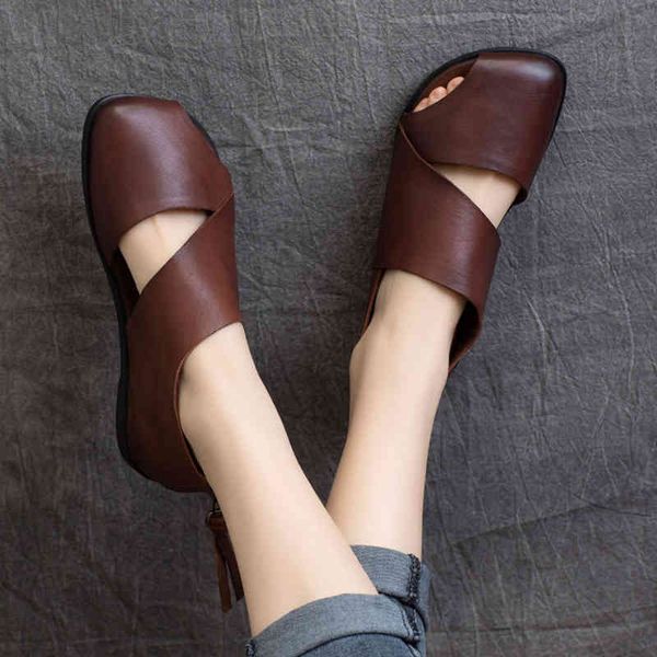 sandals spring and summer handsome british cow leather open toe sandals flat bottom low heel cover foot soft baotou f60f, Black
sandals spring and summer handsome british cow leather open toe sandals flat bottom low heel cover foot soft baotou f60f, Black