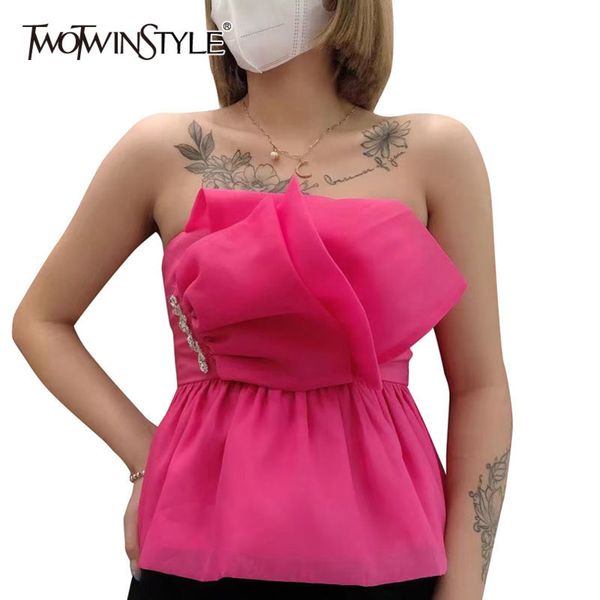 solid patchwork diamond vest for women slash neck sleeveless ruched slim tank female summer clothing 210423, White
solid patchwork diamond vest for women slash neck sleeveless ruched slim tank female summer clothing 210423, White